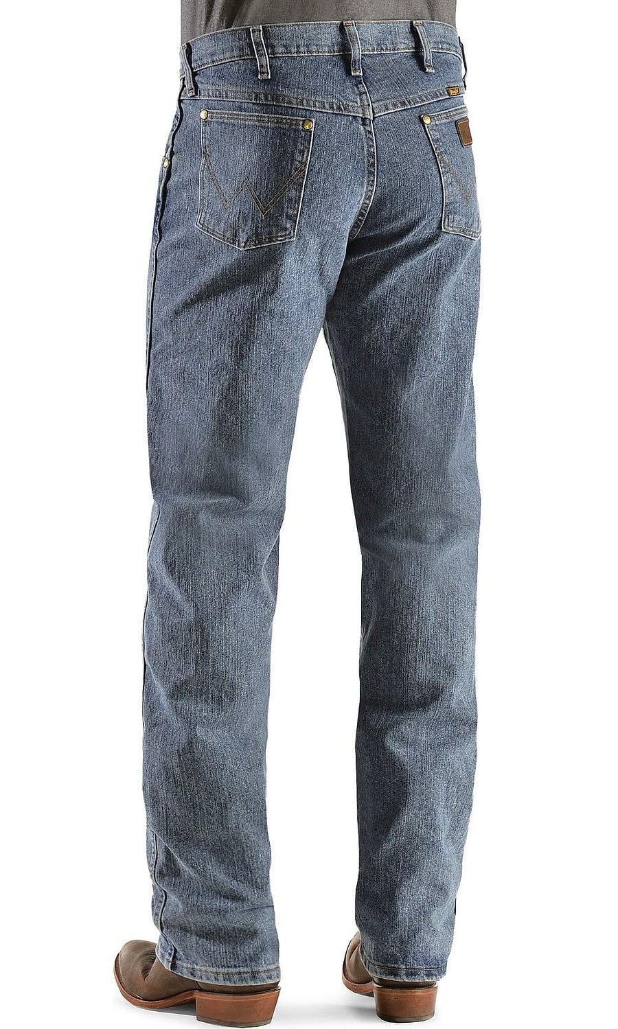 wrangler men's premium performance advanced comfort mid tint jeans ...