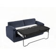 thumbnail image 5 of 79.13-Inch Modern Corduroy Fabric Sleeper Sofa for Living Room, 5 of 13