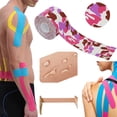 thumbnail image 2 of Athletic Tape, Ngxiha Sports Tape Wrist Tape Sports Tape Athletic Sports Tape Athletic Kinesiology Tape for Shoulder Easy Tear No Sticky Resid Ue Athletic Tape Wrist Tape for Athle Tes 2.5Cm·5M, 2 of 9