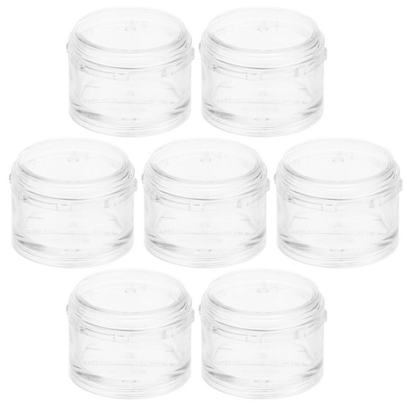 UNOMOR 7pcs Weekly Organizer Round Medicine Stackable Planner