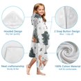 thumbnail image 7 of Multicolor Christmas Forest Pattern Hooded Bath Towel，60"x35" for Ages 3 To 12 Kids, Quick Dry Lightweight Soft Microfiber Hood Beach Towel Cover Up for Kids, 7 of 7