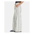 thumbnail image 2 of FREE PEOPLE $168 Womens New Ivory Striped Wide Leg Casual Pants 6 B+B, 2 of 2