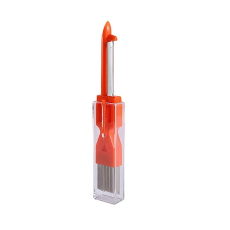 

Clearance! Eewia Vegetable Cutter 2 in 1 Silk The Stainless Steel Chopped Green Onion Scallion Shredding Cutter Household Multifunctional Food Slicer Gadget Slicer Orange