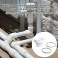 thumbnail image 4 of BIBABLYKE Exhaust Hose Adapters 150 to 100 mm Includes 2 Metal Clamps for Ventilation Systems and Round Pipe Connection Use, 4 of 8