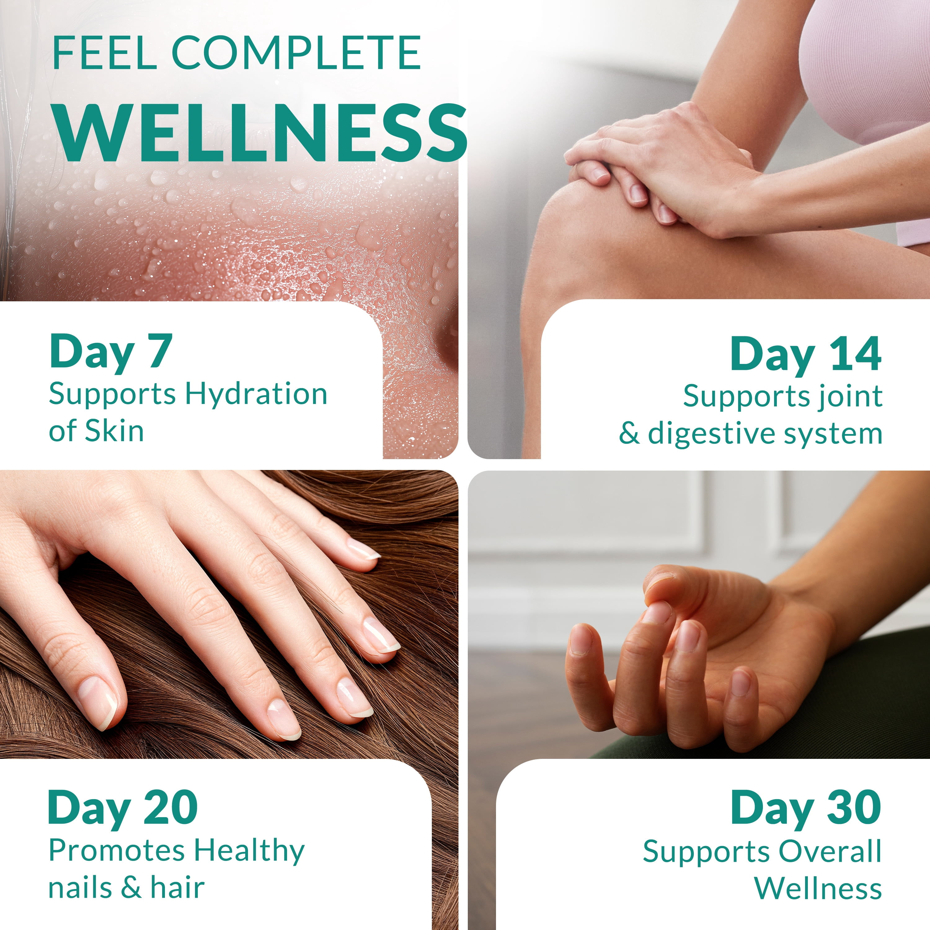 Collagen Pills - 180 Collagen Capsules with Proprietary Blend of Type I, II, III, V, X - 2025mg per serving collagen supplement