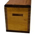 thumbnail image 5 of Evans Sports Wooden Accessory Case Storage Chest with Shaped Lid, Wildlife Wolf, 5 of 5