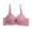 Pink, variant on Mrat Women's Pure Comfort Soft Support Wireless Lace Bralette Lace Push-Up Bra Wire-Free Bra Easy Close Padded Underwire Bras