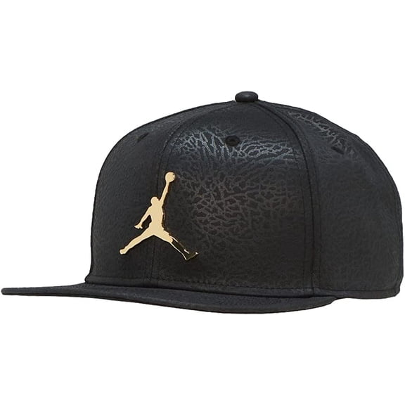 Jordan Big Boys Elephant Print Elite Snapback Hat (as1, Age, 8_Years, 18_Years, Big Boys, Black(9A1623-K5X)/G,