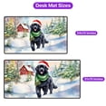 thumbnail image 5 of Hello Winter Newfoundland Frosty Morning Walk Welcome Snowy Christmas Desk Mat Full Keyboard Mouse Pad Newfie Dog Lover Gifts Large Mousepad - 02018, 5 of 5