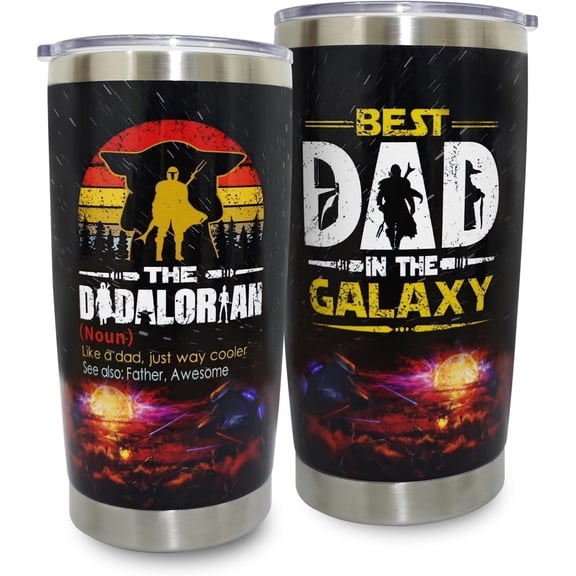 Funny Father''s Day Birthday Dad Gifts from Son Kids, 20 oz Fathers Day Dad Tumbler Cup Gifts for Dads