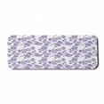 thumbnail image 1 of Floral Computer Mouse Pad, Thriving Seasonal Plants with Randomly Distributed Lilac Posies Abstract Style, Rectangle Non-Slip Rubber Mousepad Large, 31" x 12", Violet and White, by Ambesonne, 1 of 2