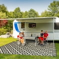thumbnail image 5 of Flngr Outdoor Rug,6'x 9'Outdoor Plastic Straw Rug, Waterproof Outdoor Patio Rug for Picnic,Camper,Balcony,Porch, 5 of 9