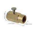 thumbnail image 2 of WASHWEPE Soda Machine Connector Golden Screw Design Refill Sparkling Water 1 Set, 2 of 8