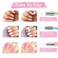 thumbnail image 4 of Lápiz para nail art AHQiZFX, 3 piezas, pinceles de silicona de doble punta, 4 of 7