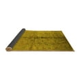 thumbnail image 2 of Ahgly Company Indoor Square Oriental Yellow Traditional Area Rugs, 5' Square, 2 of 4