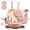 21 Pcs Pink, variant on CAROTE 21-Piece Ceramic Cookware Set, Nonstick Pots and Pans with Steamer, Induction Compatible, Green