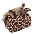 thumbnail image 4 of Casa de conejillo de indias suave para mascotas jaula de cama Likrtyny para hámster Mini animales ratones cama nido para hámster casa pequeña para perro y gato, 4 of 6
