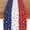 1PC#Fouth of July Prep#Multicolor#A, variant on Linen Printed Table Flag 4th of July Decorations, Patriotic Decor Independence Day Table Decorations, Red White Blue Memorial Day Home Display