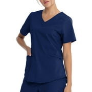Scrubstar Women's Core Essentials Stretch V-Neck Scrub Top WM01T893