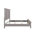 thumbnail image 4 of Pemberly Row Transitional Solid Wood California King Panel Bed in Gray, 4 of 6