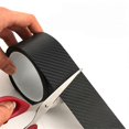 thumbnail image 2 of 5pcs 3D Carbon Fiber Stickers Car Paste Protector Strip Auto Door Side Anti Scratch Tape Waterproof Protection Film, 2 of 5
