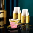 thumbnail image 3 of 25 vasos de plástico de 9 onzas, vasos de plástico transparente, vasos desechables Leyfeng Copas de plástico, 3 of 8