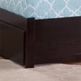 thumbnail image 4 of Nantucket Full Wood Platform Bed with Footboard and Storage Drawers in Espresso, 4 of 8