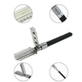 thumbnail image 2 of Double-Sided Trimming Comb Stainless Steel Comb Trimmer Hairdressing Styling Tool Workhe, 2 of 8