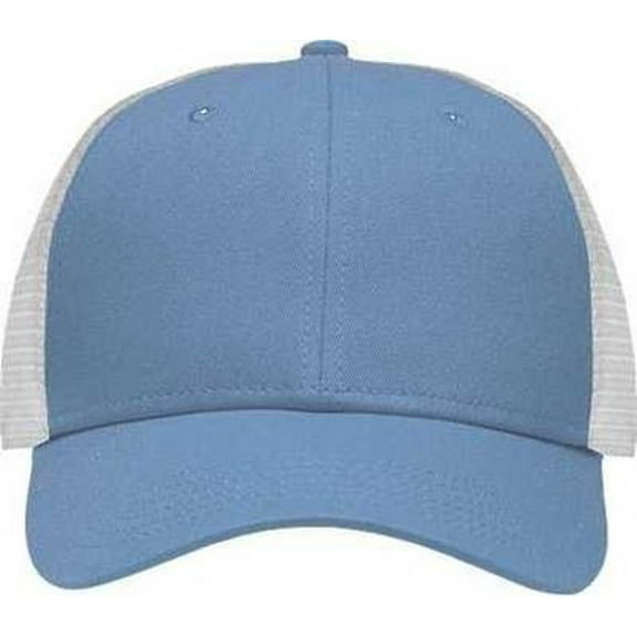 Sportsman SP1450 Traditional Lo-Pro Mesh Back Trucker Fit Cap - Sky Blue White