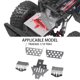 thumbnail image 3 of Vogacara RCGOFFLOW Aleación de Aluminio Protege Efectivamente la Armadura Rc Resistente al Desgaste para 1/10 Rc Armor Trx4 RC Pieza de Coche Kits de Construcción Modelo TYPE1, 3 of 6
