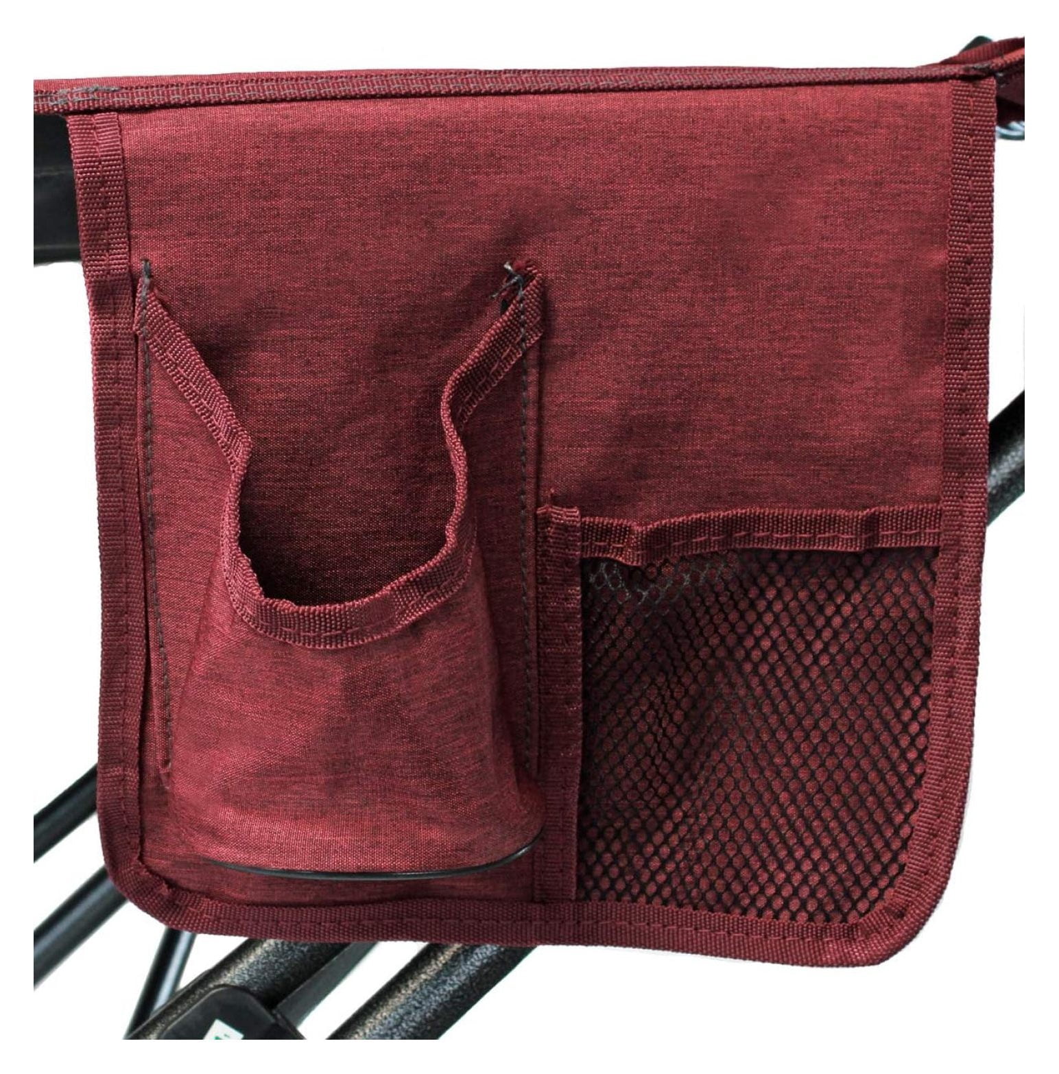Limited Portable Folding Metal Framed Hammock with a Retractable Canopy, Perfect for Camping, Patio, Outdoor, and Relaxing, Side Pockets Included, Red (Pack of 1)