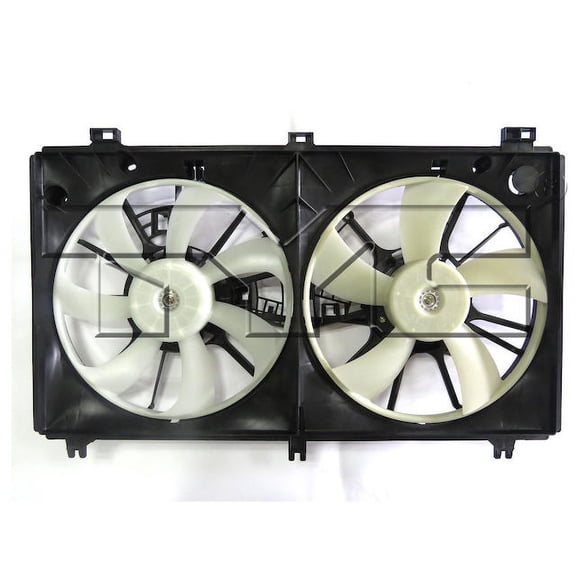 Radiator Fan Assembly - Compatible with 2014 - 2021 IS350 Sedan 3.5L V6 2015 2016 2017 2018 2019 2020