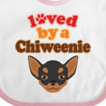 thumbnail image 4 of Inktastic Chiweenie Dog Gift Boys or Girls Baby Bib, 4 of 4