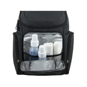 Eastsport Wooster St. Diaper Backpack, Large Capacity, Dark Grey with Changing Pad, Stroller Straps, and Insulated Pockets