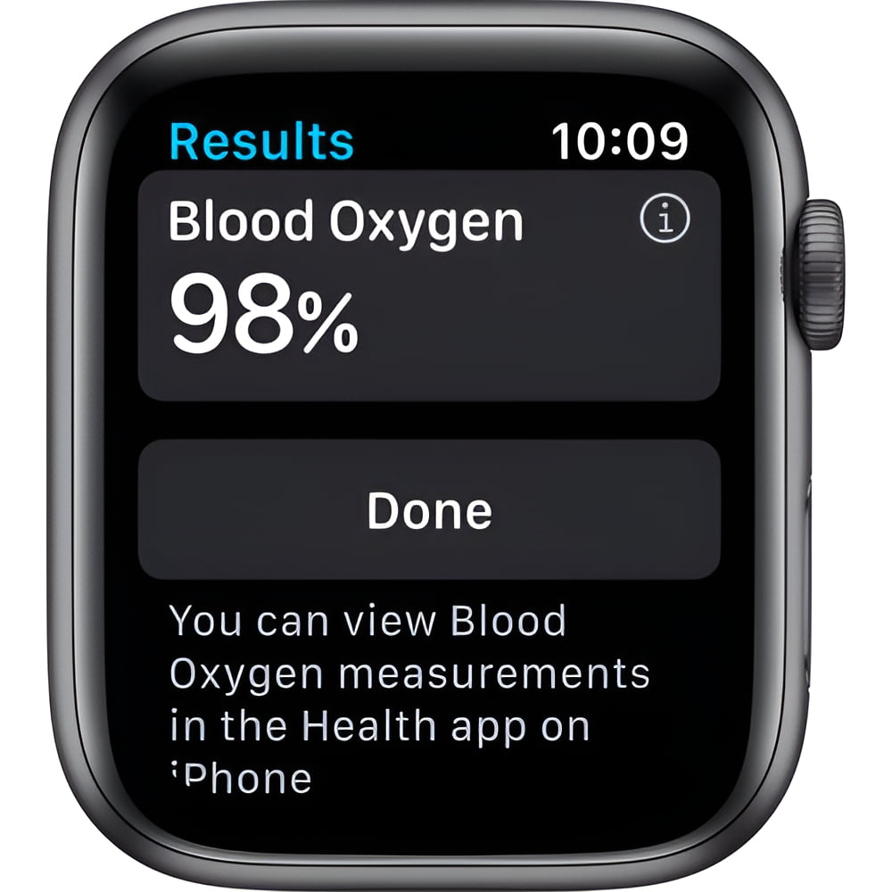 Apple, Watch Series 6, Smart Watches, 44mm GPS Aluminum Space Gray Case Sport Band, Black, 1, 1, 1