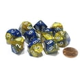 thumbnail image 2 of Chessex Chessex Dice Sets: Gemini Blue & Gold With White - Ten Sided Die D10 Set (10) Game_Dice, 2 of 3