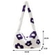 thumbnail image 3 of Bolsa Patrón de flores Hombro Axila Mujer Felpa con asa superior (12) Ehuebsd Para Estrenar, 3 of 9