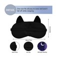 thumbnail image 3 of TELOLY Sleeping Eye Mask,Silky Feel Suits Delicate Skin Kids Sleep Mask,Balanced Padding Fits All Faces Eye Covers for Sleeping,Yellow, 3 of 4