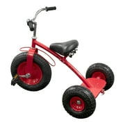 Gener8 Red Deluxe Tricycle with Adjustable Seat and Rubber Tires for Ages 3 to 7