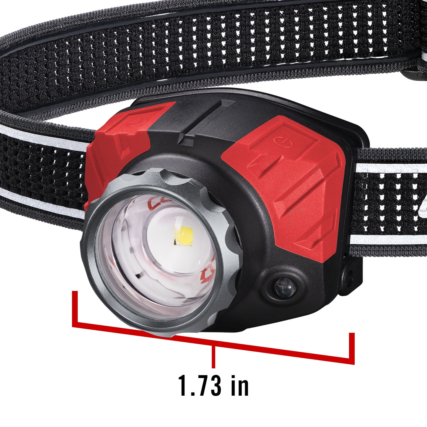COAST FL85R 1250 Lumen Tri-Color (White/Red/Green) Focusing Rechargeable LED Headlamp