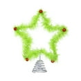 thumbnail image 2 of Christmas Tree Top Star Decoration Christmas Decorations Green, 2 of 7