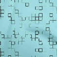 thumbnail image 1 of oneOone Polyester Spandex Aqua Blue Fabric Geometric Fabric For Sewing Printed Craft Fabric By The Yard 56 Inch Wide, 1 of 6
