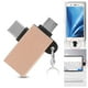 thumbnail image 5 of ZOUSSIQI 2PCS 2 In-1 USB OTG Adapter with USB 3.0 Interface USB to Type C Adapter Converter for Android(Gold with Chain ) EL225#53499, 5 of 9