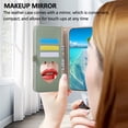 thumbnail image 6 of Wallet Case for Google Pixel 9 Pro XL 6.8-inch, Litchi Leather Flip Zipper Purse Cover with Card Holder, Heart Makeup Mirror, Crossbody Lanyard, Kickstand Shockproof Protective Phone Case ﻿,Green, 6 of 11