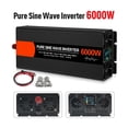 thumbnail image 2 of Pure Sine Wave Inverters 4000W 5000W 6000W Double Socket Car Inverter DC To AC Voltage Converters ,Easy to Use, 2 of 7