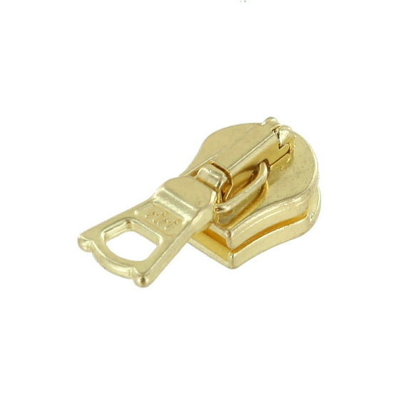 Riri Flach Zipper Pull, Brass Plate, Multiple Sizes