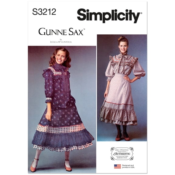 Simplicity Sewing Pattern 3212 - 1970s Misses' Two-Piece Dress, Size: U5 (16-198-20-22-24)