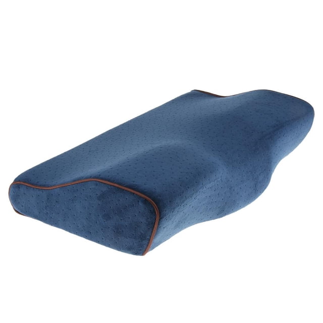 Cojín de almohada de espuma viscoelástica de alta densidad Azul Colcomx Almohada de espuma viscoelástica