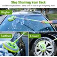 Car Cleaning Washing Mop Brush Adjustable Telescopic Long Handle