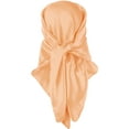thumbnail image 6 of INSPIRE CHIC Women's Satin Neck Scarf Square Silky Solid Neckerchief Head Wrap Bandanas Coral 90x90cm/35.4x35.4 inches(LxW), 6 of 6